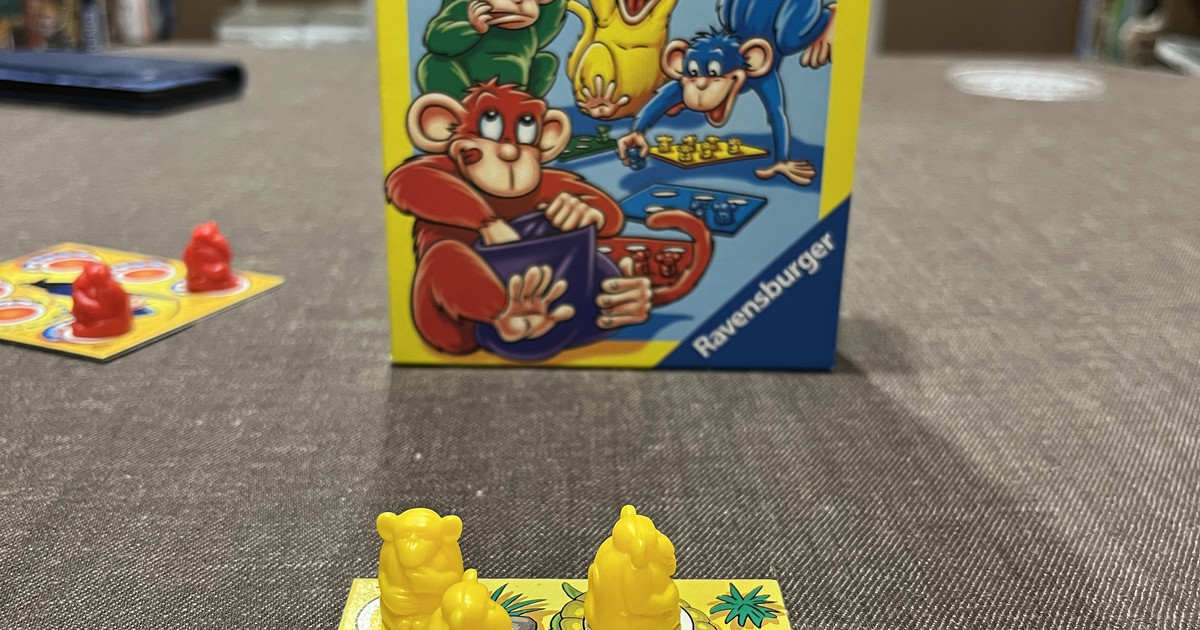 Ravensburger なかま集め（グループモンキー） グループモンキー／なかま集め（Monkey Madness）｜ボードゲーム情報