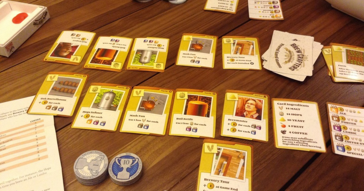 ブリュー・クラフターズ：カードゲーム レビュー評価など1件（Brew Crafters The Travel Card