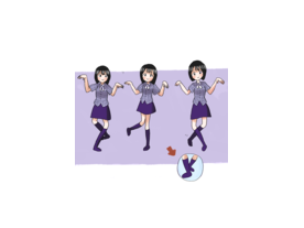 アリサキダンス振り付け拡張カード紫の画像