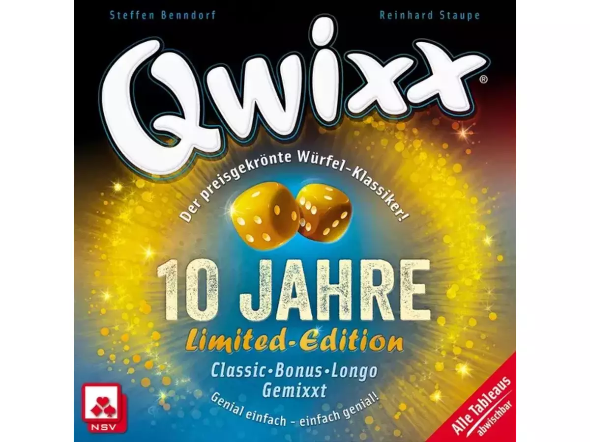 クウィックス：10周年記念版（Qwixx: 10 Jahre Limited-Edition）の画像 #85875 ボドゲーマ事務局2さん
