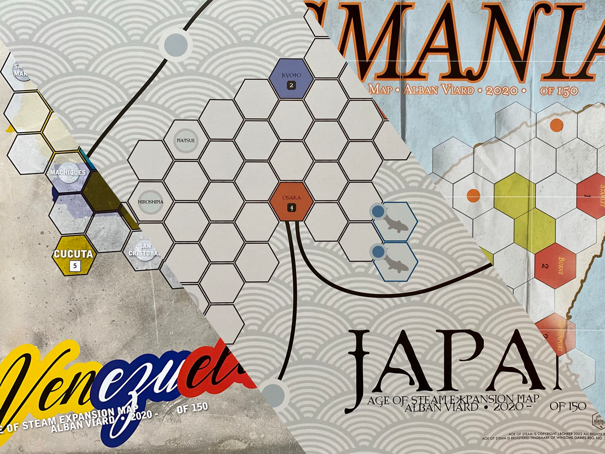 蒸気の時代：日本/ベネズエラ/タスマニア（Age of Steam Expansion: Japan/Venezuela/Tasmania）の画像 #75157 atsさん