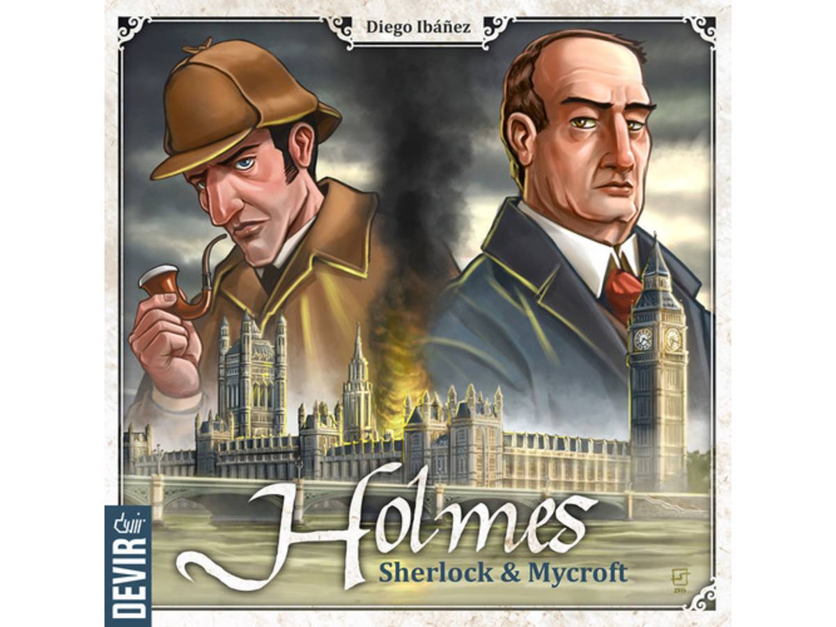 2人のホームズ シャーロックとマイクロフトのイメージ画像 Holmes Sherlock Mycroft ボードゲーム情報