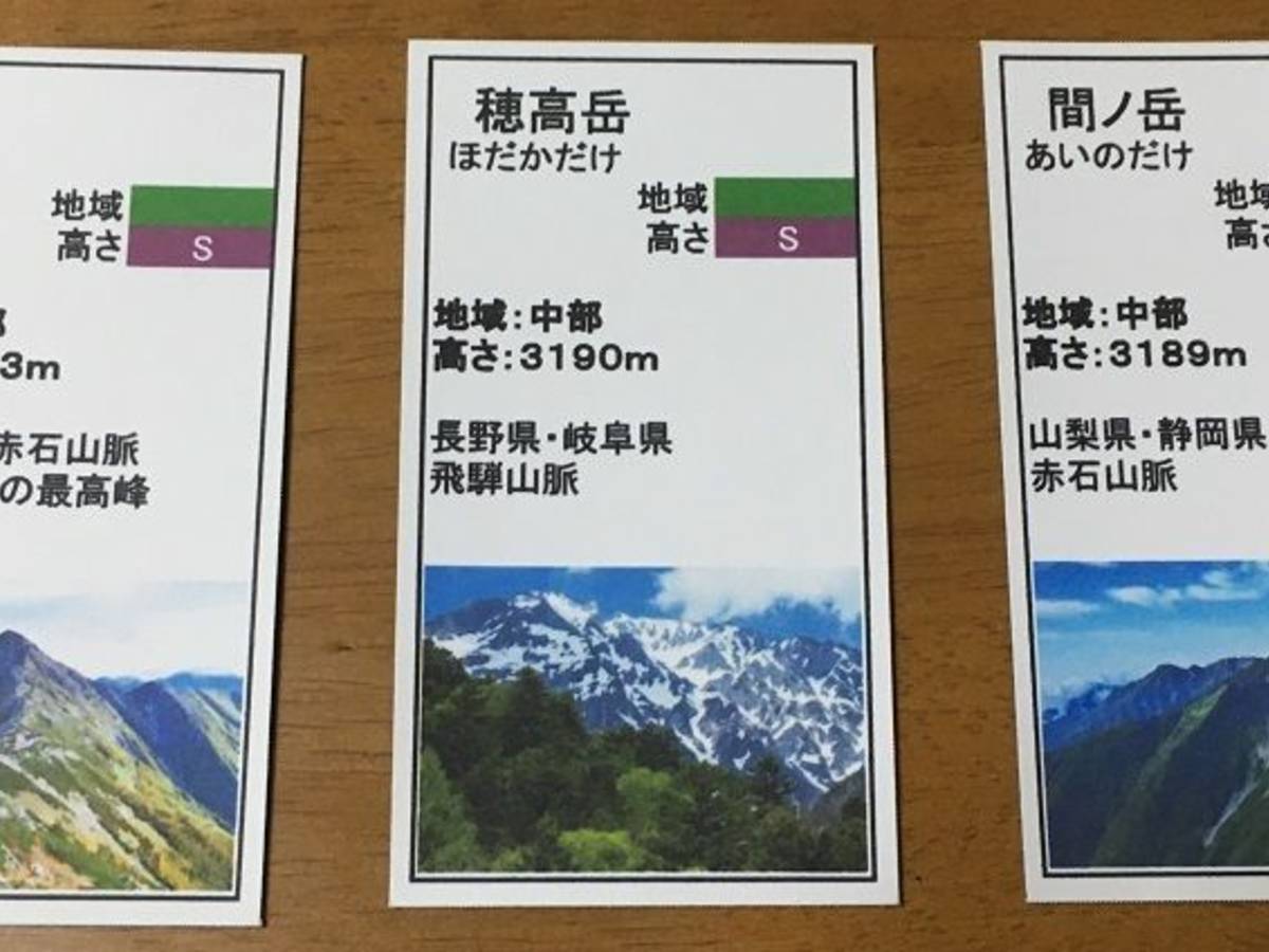 日本60名山カードゲーム（Japan 60 Famous Mountain Card Game）の画像 #64935 あんちっくさん
