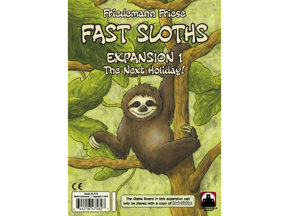 ファスト・スロース：エキスパンション１-ザ・ネクスト・ホリディ！（Fast Sloths: Expansion 1 – The Next Holiday!）の画像 #54816 らめるんさん