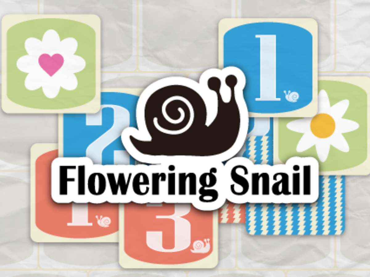 スノーフレークのかたつむり（Flowering Snail）の画像 #47097 まつながさん