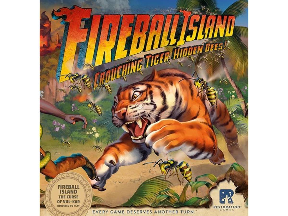 ファイアボール・アイランド：トラとハチ（拡張）（Fireball Island: The Curse of Vul-Kar – Crouching Tiger, Hidden Bees!）の画像 #73240 まつながさん