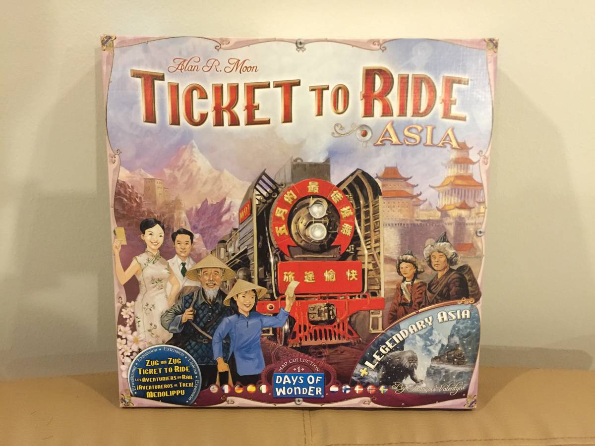 チケットトゥライド：アジア（Ticket to Ride Map Collection: Volume 1 – Team Asia & Legendary Asia）の画像 #31416 五行思想【ごぎょうしそう】さん