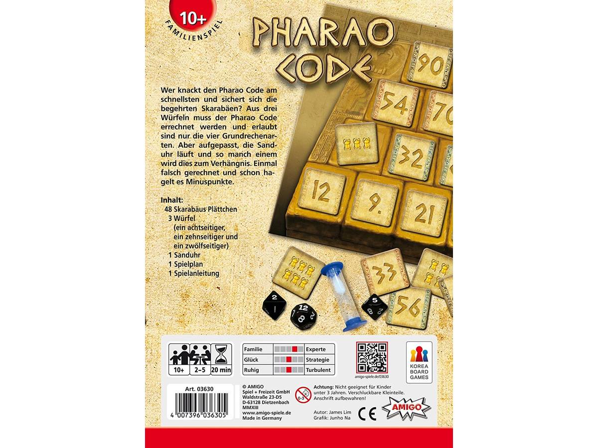 ファラオコード（Pharaoh Code）の画像 #36459 ボドゲーマ運営事務局さん