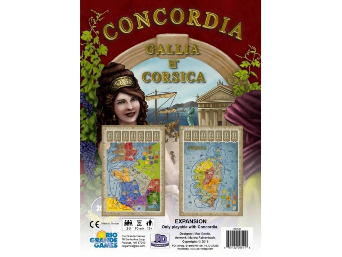 コンコルディア：ガリア ＆ コルシカ（Concordia: Gallia / Corsica）の画像 #35954 ボドゲーマ運営事務局さん
