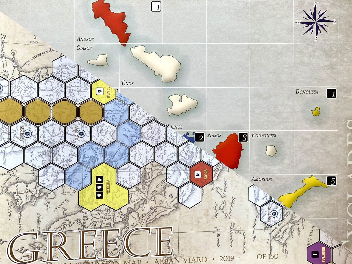 蒸気の時代：ギリシャ＆キクラデス（Age of Steam Expansion: Greece and Cyclades）の画像 #75528 atsさん