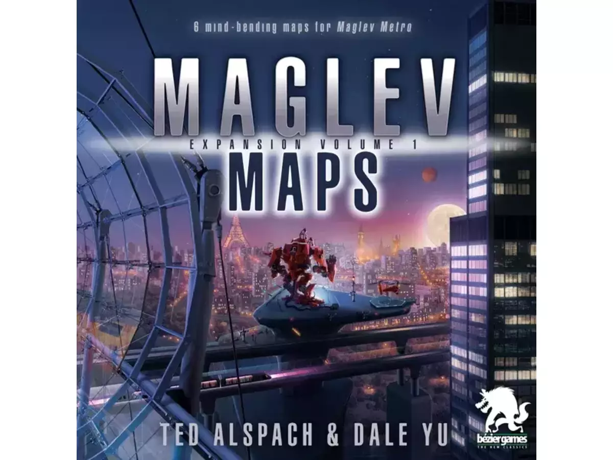 マグレヴ・メトロ：マップ拡張Vol.1（Maglev Maps: Volume 1）の画像 #82700 ボドゲーマ事務局2さん