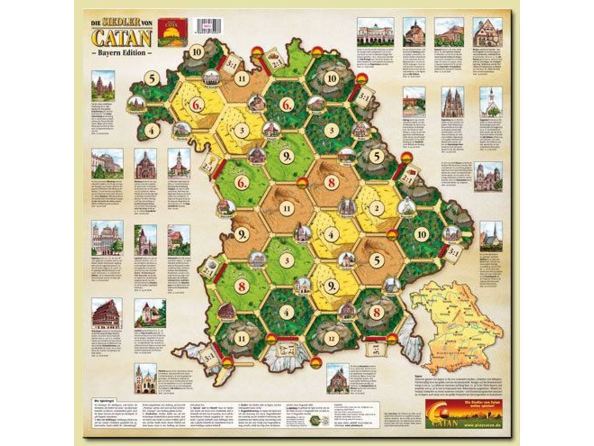 カタンの開拓者たち：バイエルンマップ（Catan Geographies: Bayern Edition）の画像 #46412 まつながさん