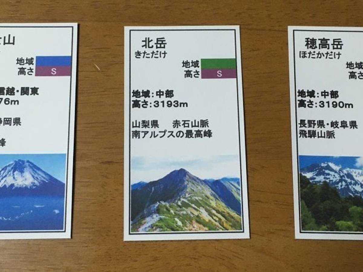 日本60名山カードゲーム（Japan 60 Famous Mountain Card Game）の画像 #64939 あんちっくさん
