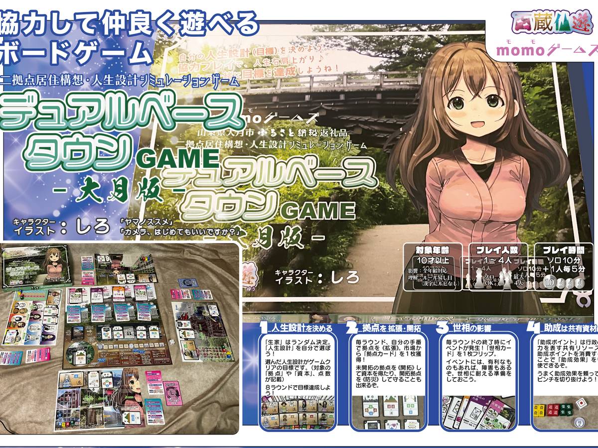 デュアルベースタウンGAME -大月版-（Dual Base Town Game: Otsuki version）の画像 #89714 Q_Ttsukasaさん