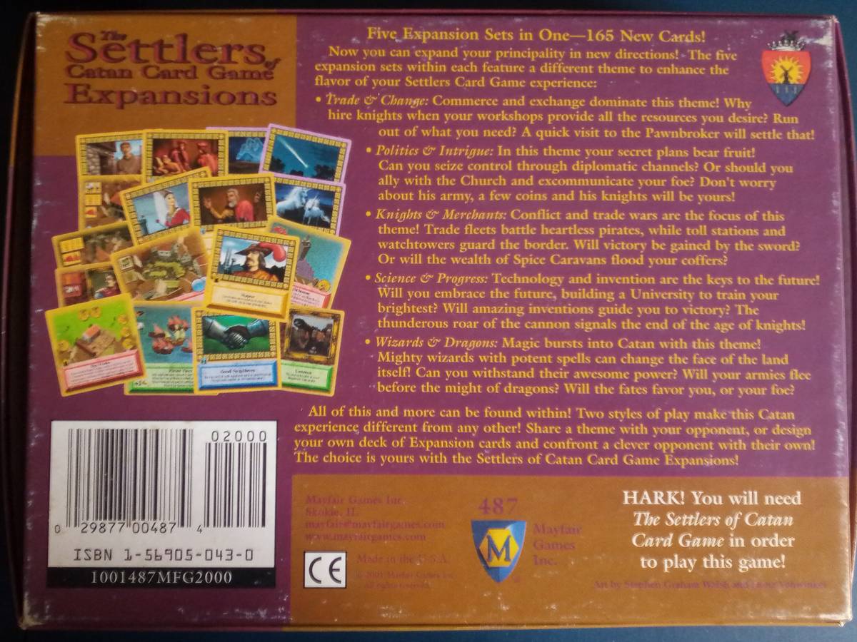 カタンの開拓者たち：カードゲーム 拡張6種セット（Die Siedler von Catan: Das Kartenspiel: Die Erweiterungen）の画像 #72721 ひでとしさん