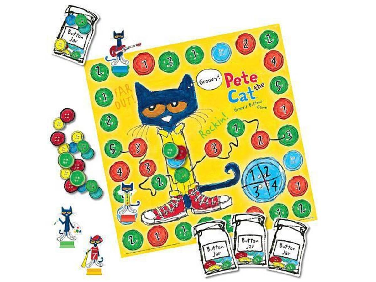 ピート・ザ・キャット：グルーヴィ・ボタン・ゲーム（Pete the Cat Groovy Buttons Game）の画像 #63586 まつながさん