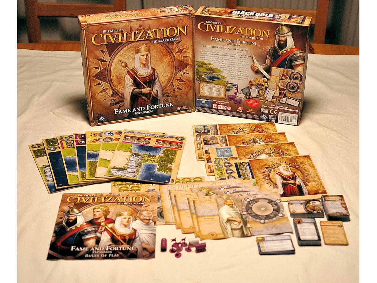 シヴィライゼーション：富と名声（拡張）（Sid Meier's Civilization: The Board Game – Fame and Fortune）の画像 #32338 ボドゲーマ運営事務局さん