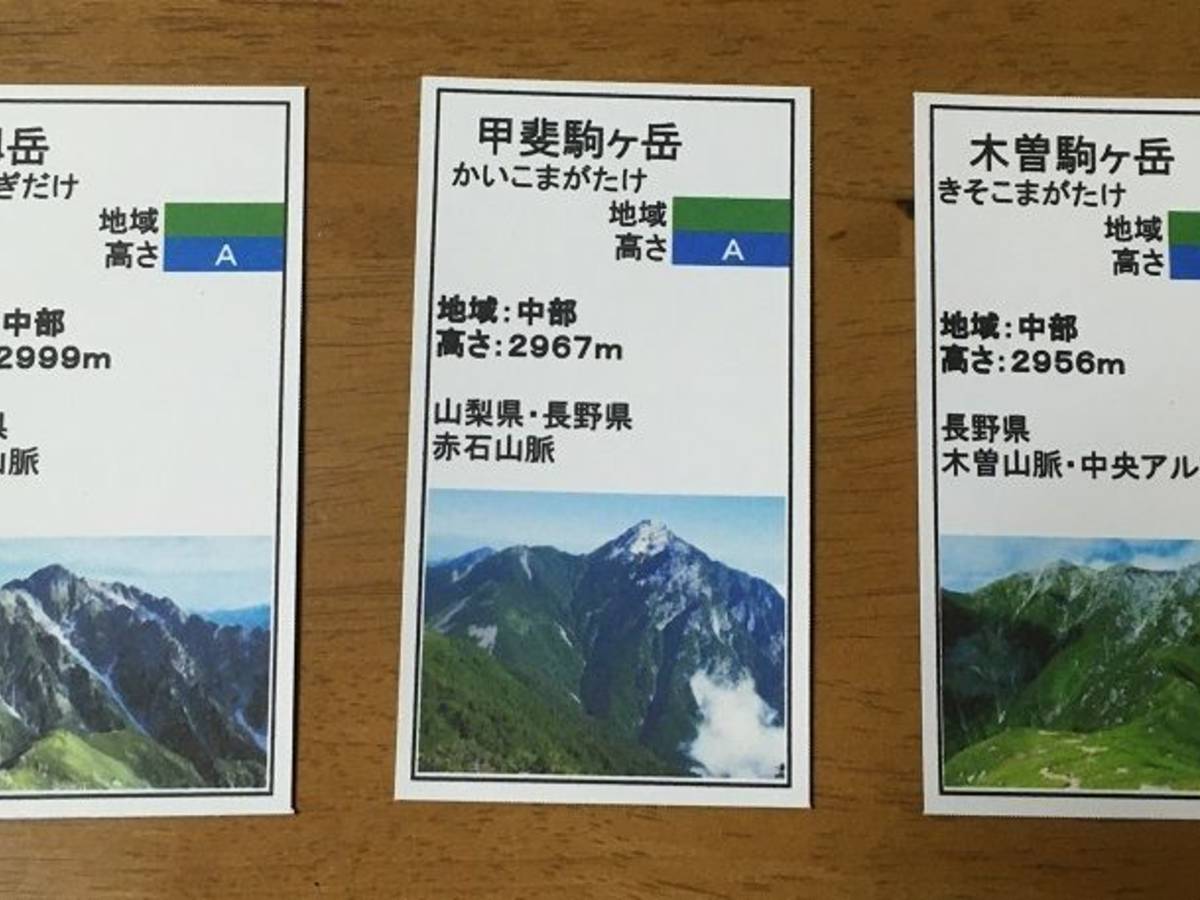 日本60名山カードゲーム（Japan 60 Famous Mountain Card Game）の画像 #64940 あんちっくさん
