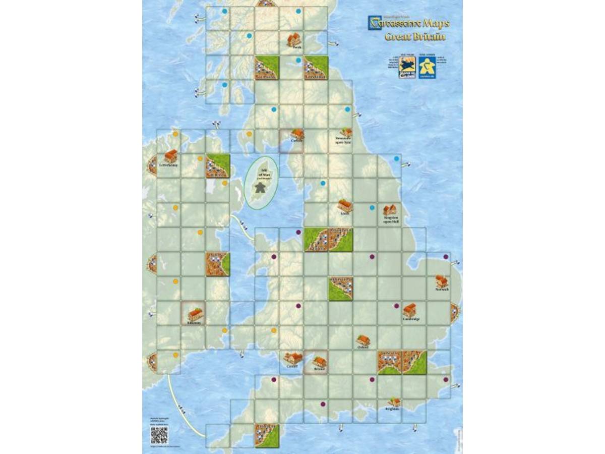 カルカソンヌ・マップ：グレート・ブリテン（Carcassonne Maps: Great Britain）の画像 #56685 まつながさん